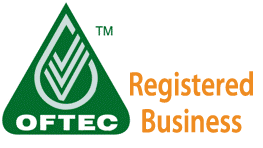 OFTEC registered technician logo for oil fired equipment