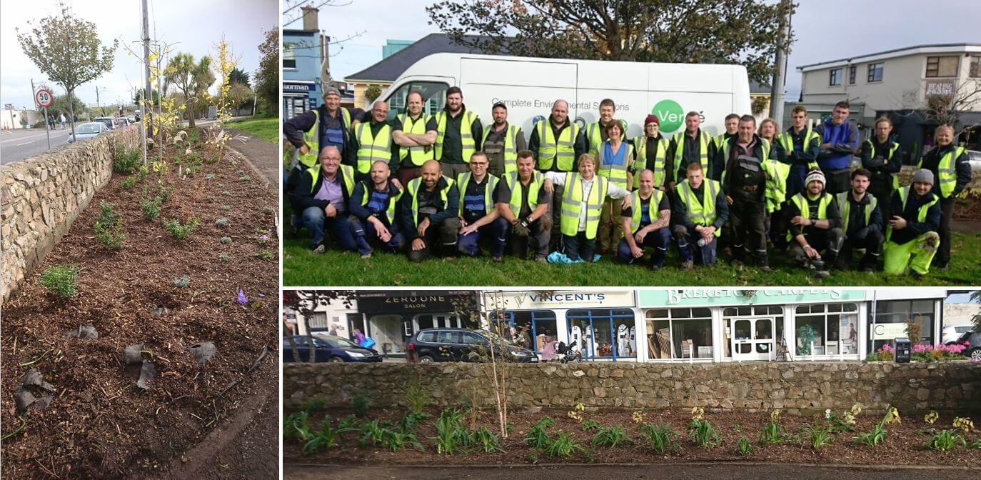 Verde Staff give of their time to transform Greystones Park