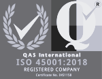ISO 45001 occupational health and safety certification mark